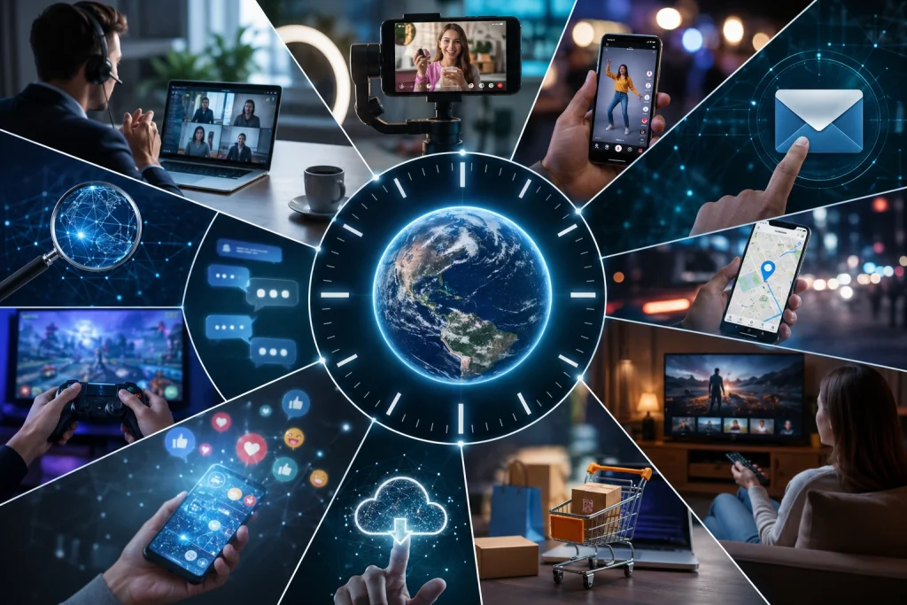 كيف يبدو يوم كامل على الإنترنت في 2026؟