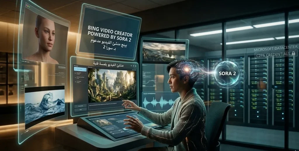 مايكروسوفت تتيح نموذج Sora 2 للجميع