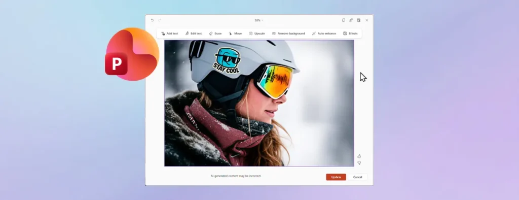 مايكروسوفت تُحدث ثورة في باوربوينت بإدراج محرر صور احترافي مدمج