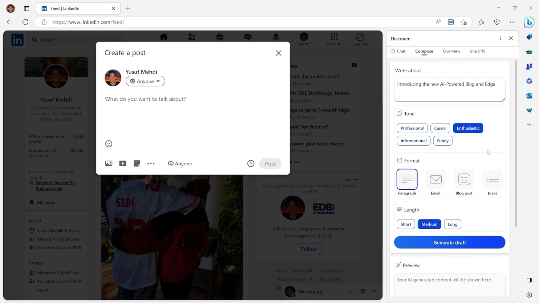 مايكروسوفت تطلق إصدارات مدعومة بالذكاء الاصطناعي من Word و Outlook 12 مايكروسوفت تطلق إصدارات مدعومة بالذكاء الاصطناعي من Word و Outlook 1