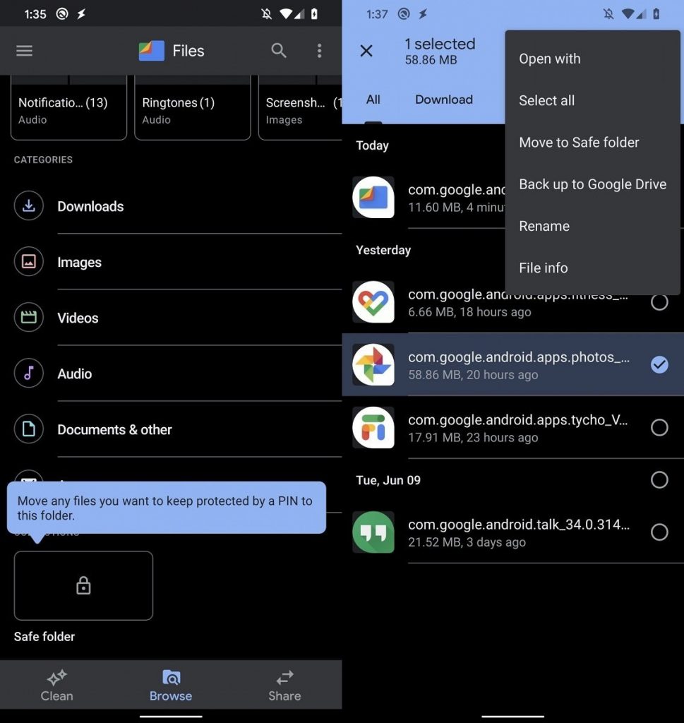 Files by Google يضيف ميزة المجلد الآمن 12 Files by Google يضيف ميزة المجلد الآمن 1