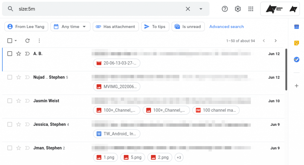 Gmail: كيف تحرر مساحات اضافية في 3 خطوات 14 Gmail: كيف تحرر مساحات اضافية في 3 خطوات 3