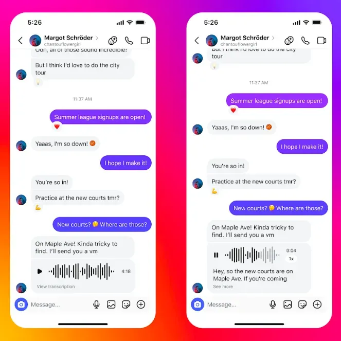Instagram يضيف خيارات جديدة للرسائل المباشرة 12 Instagram يضيف خيارات جديدة للرسائل المباشرة 2