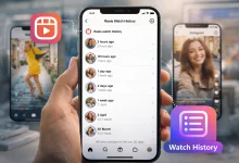 ميزة سجل المشاهدة لمقاطع Reels في انستجرام
