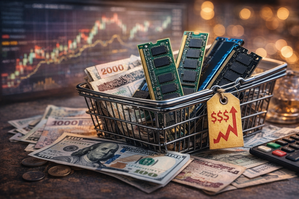 نقص الرامات عالميًا يرفع أسعار الأجهزة حتى 2027