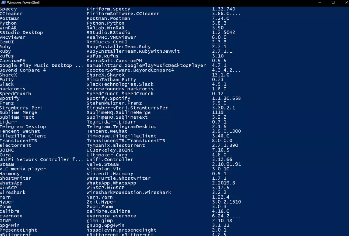 مايكروسوفت تطلق Package Manager لتثبيت التطبيقات بكتابة امر برمجي 12 مايكروسوفت تطلق Package Manager لتثبيت التطبيقات بكتابة امر برمجي 1