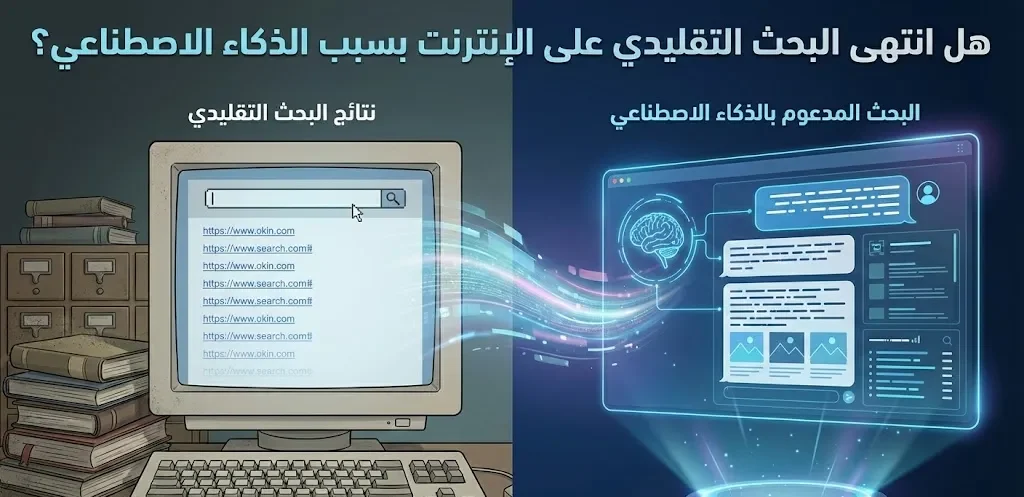 هل انتهي البحث التقليدي علي الانتزنت بسبب الذكاء الاصطناعي