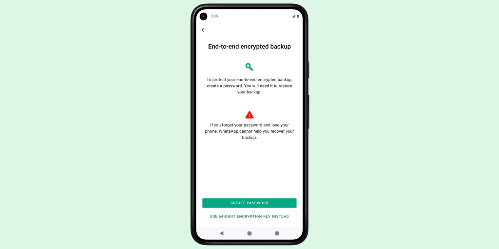 واتس اب تطرح اخيرا تشفير من طرف لطرف للنسخ الاحتياطية 11 واتس اب تطرح اخيرا تشفير من طرف لطرف للنسخ الاحتياطية
