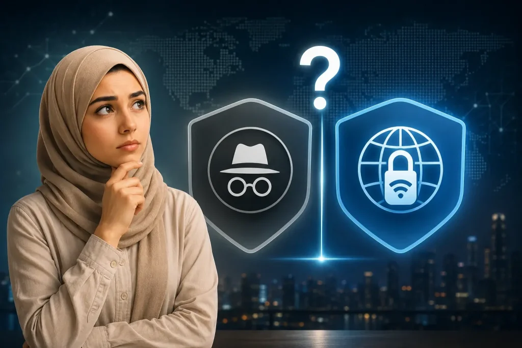 وضع التصفح الخفي أم VPN؟ أيهما يحمي خصوصيتك فعلًا على الإنترنت؟ 11 وضع التصفح الخفي أم VPN
