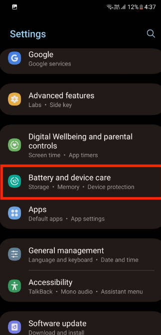 كيفية تمكين وضع الصيانة على جهاز Samsung Galaxy الخاص بك 3