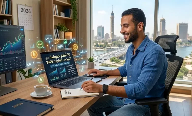 10-أفكار-حقيقية-للربح-من-الإنترنت-2026-بعيدًا-عن-الوعود-الوهمية