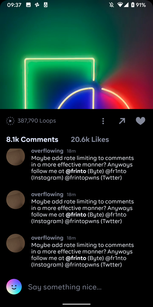 Byte يعيد فكرة تطبيق Vine الى جوجل بلاي 2
