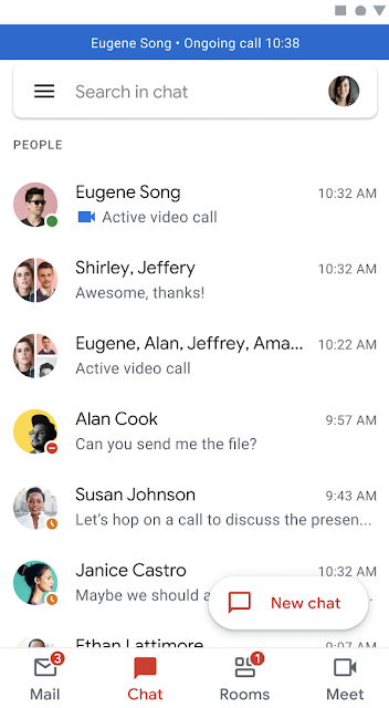 يمكنك الآن إجراء مكالمات صوتية ومرئية من تطبيق Gmail 5