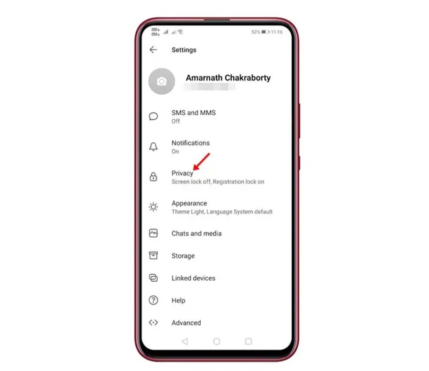 كيفية تفعيل المصادقة الثنائية على تطبيق Signal 13 كيفية تفعيل المصادقة الثنائية على تطبيق Signal 2