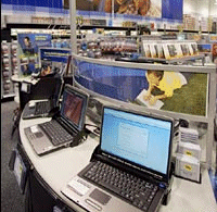 صورة رمزية لمحل بيع أجهزة الكمبيوتر