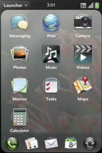 صورة من نظام التشغيل WebOS