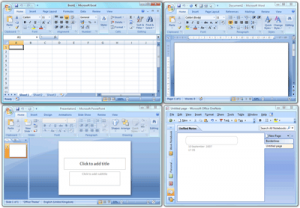 صورة ملتقطة من برنامج Microsoft Office 2007
