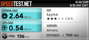 تحت الإختبار: إتصالات smartADSL premium - الإنترنت الأرضي من إتصالات في مصر 2