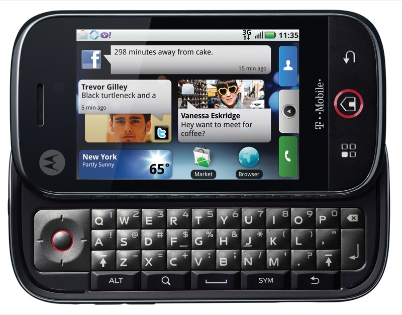 Motorola CLIQ, أول هواتف أندرويد من موتورولا 4