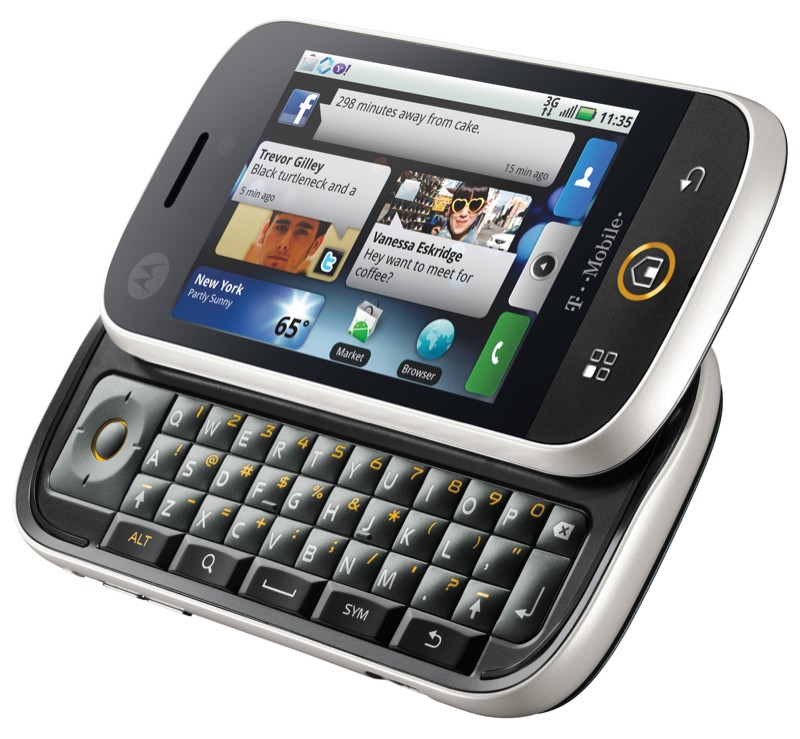Motorola CLIQ, أول هواتف أندرويد من موتورولا 6