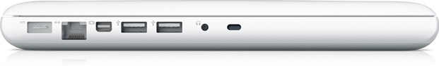 MacBook أبيض اللون, ينضم الى قافلة بنية Unibody التصميمية 5