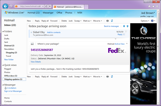 ميزات أمنيه إضافيه تعزز قدرات بريد HotMail 9