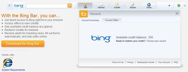 BING تطلق برنامج حوافز لمستخدمى IE فقط 9