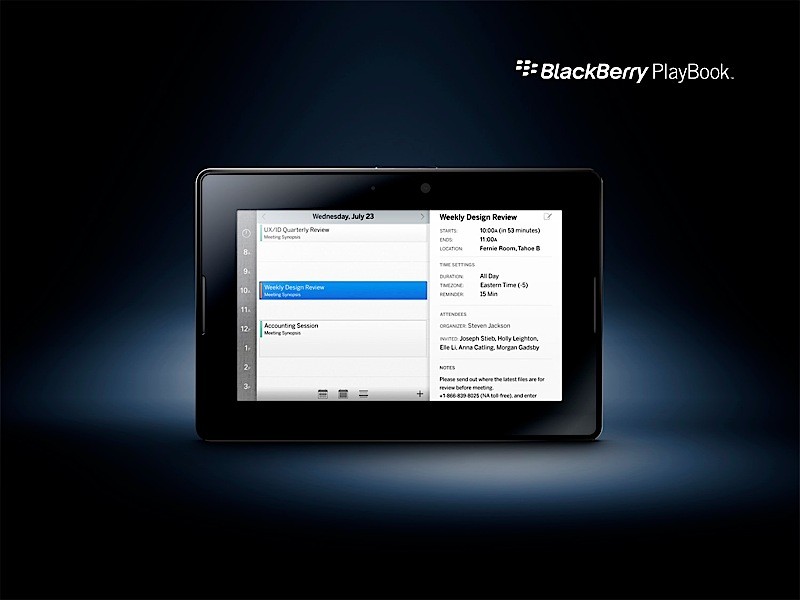BlackBerry PlayBook .. و محاولة جادة لتقديم جهاز لوحي من RIM 4