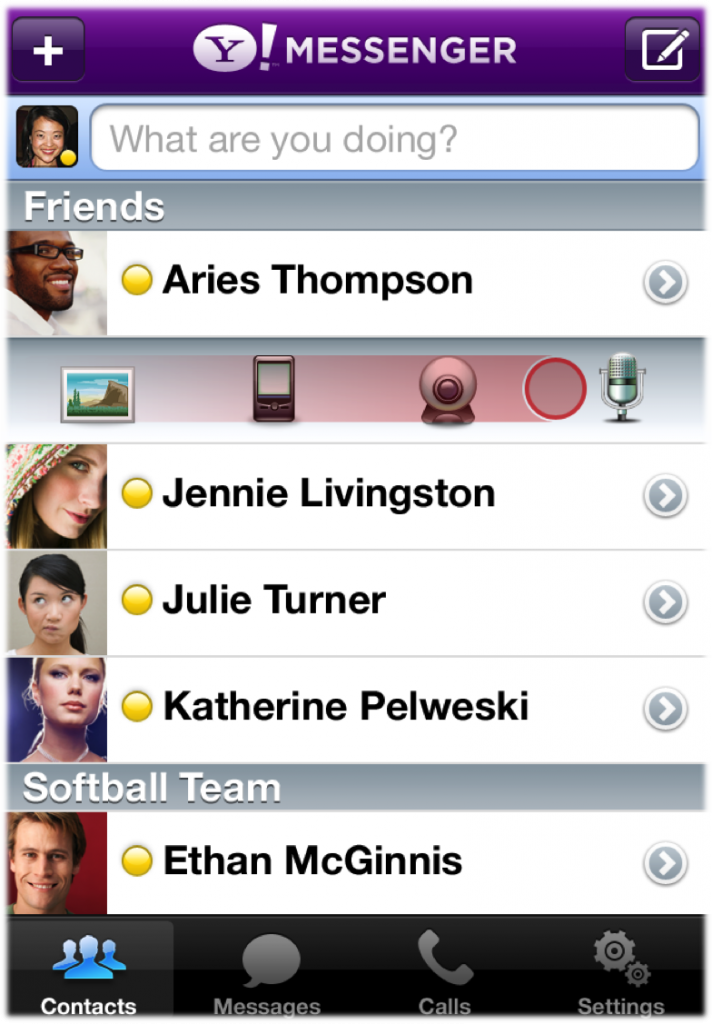 تطبيق Yahoo! Messenger 2.0 متاح للايفون بمميزات جديده 10