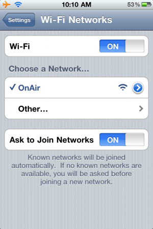 On Air network