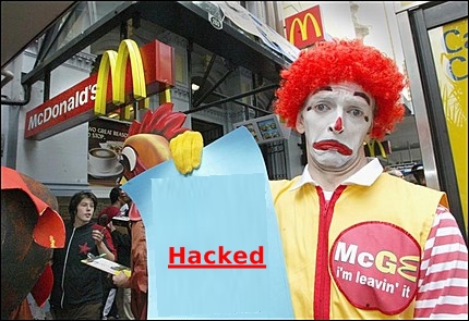 قاعدة بيانات زبائن موقع ماكدونالدز على الانترنت تتعرض للقرصنه 4
