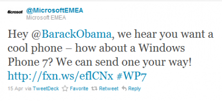 اوباما يشكو من هواتف البيت الابيض ، ومايكروسوفت تعرض تزويده بهاتف WP7 6