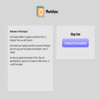 PhotoSync : إنقل صورك من فليكر الى الفيس بوك 1