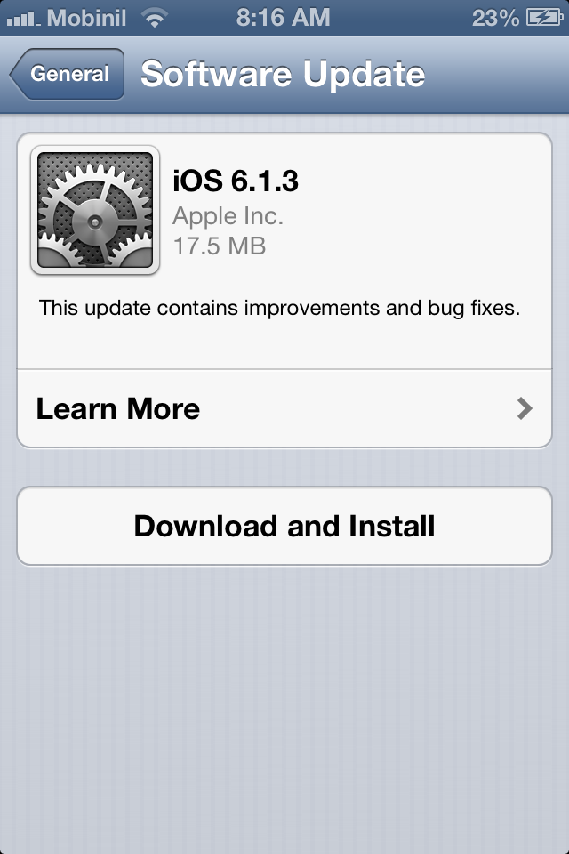 ابل تصدر رسميا تصحيح لمشكلة تجاوز الرمز الامنى في iOS 6.1.3 10