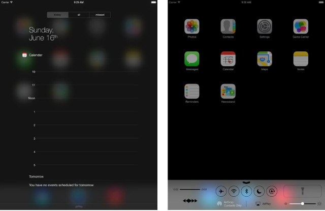 هكذا سيبدو شكل الايباد الجديد مع iOS 7 1