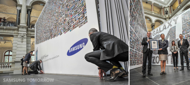 Samsung sets a new Guinness record