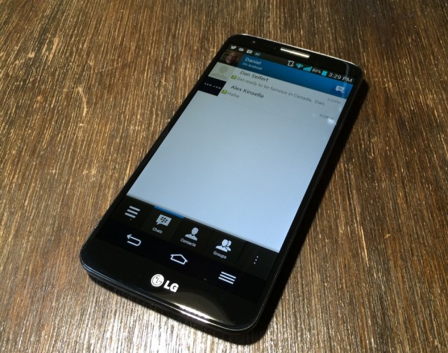 BBM بدأت في اختبار الرسائل الصوتية والفيديو لبعض المستخدمين 9