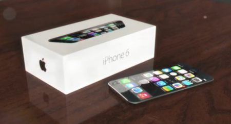 An iPhone 6 With A Curved Display