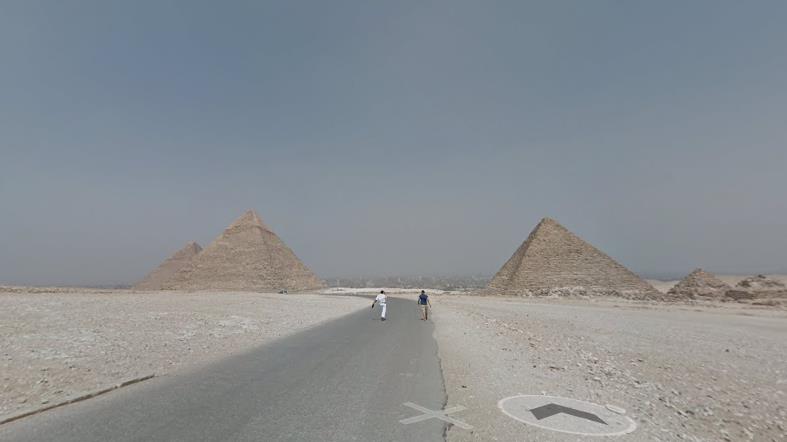 رسميا : جوجل تضيف الاثار المصرية لخدمة ستريت فيو 5