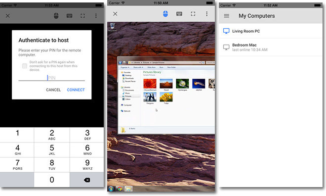جوجل تطلق نسخة من تطبيق Chrome Remote Desktop للايفون والايباد 1