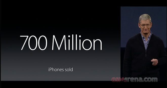 ابل تقول انها باعت 700 مليون هاتف آيفون منذ 2007 1