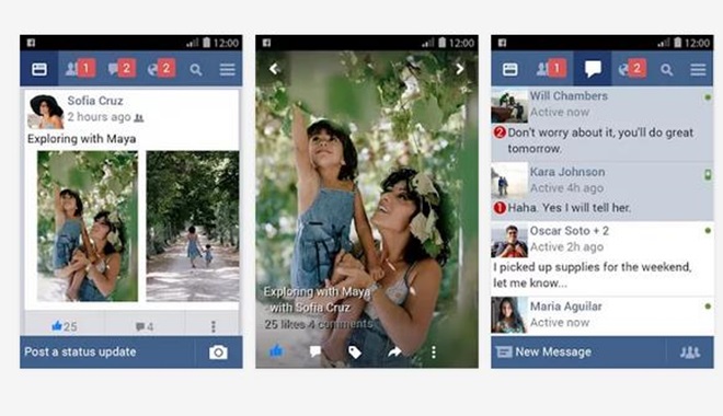 فيس بوك تقدم نسخة خفيفة من تطبيقها للاندرويد 1