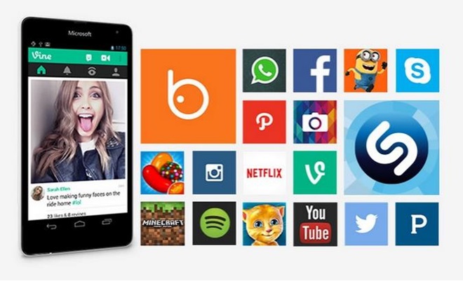 مايكروسوفت تروج لهاتف لوميا 535 بصورة لتطبيق أخر للاندرويد 9