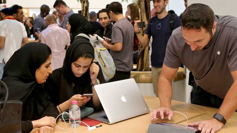 مبيعات الهواتف الذكية ترتفع في الشرق الاوسط وشمال افريقيا بمعدلات هائلة
