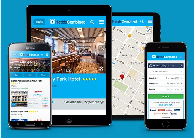 مراجعة تطبيق هوتيلز كومبايند Hotels Combined لمقارنة أسعار مواقع السفر و الفنادق