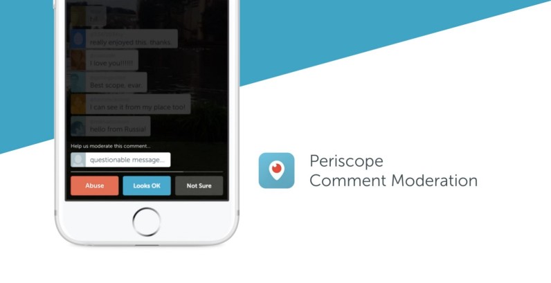 تطبيق Periscope يتيح الان ادارة التعليقات السيئة