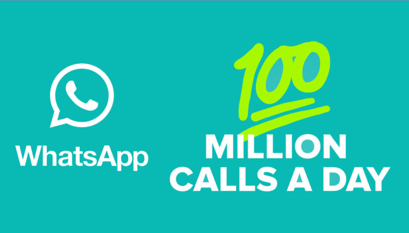 100 مليون مكالمة صوتية عبر تطبيق WhatsApp يومياً 1