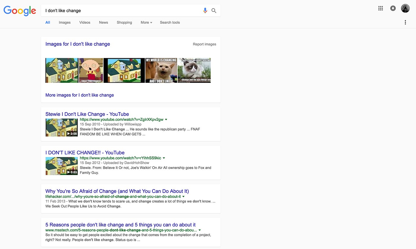 جوجل تختبر تصميم جديد لصفحة نتائج البحث 4