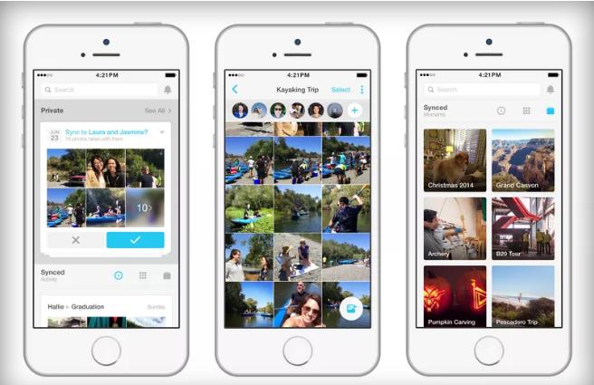 فيس بوك تجبر مستخدميها على تثبيت تطبيق Moments قبل 7 يوليو القادم