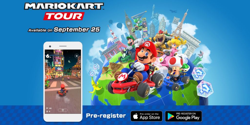 25 سبتمبر موعد وصول لعبة Mario Kart Tour الى هاتفك الذكي